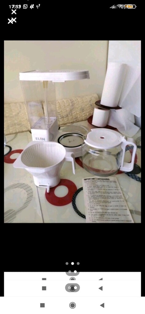 Çay kahve Makinesi alman markas? s?f?r jelatinli - 2