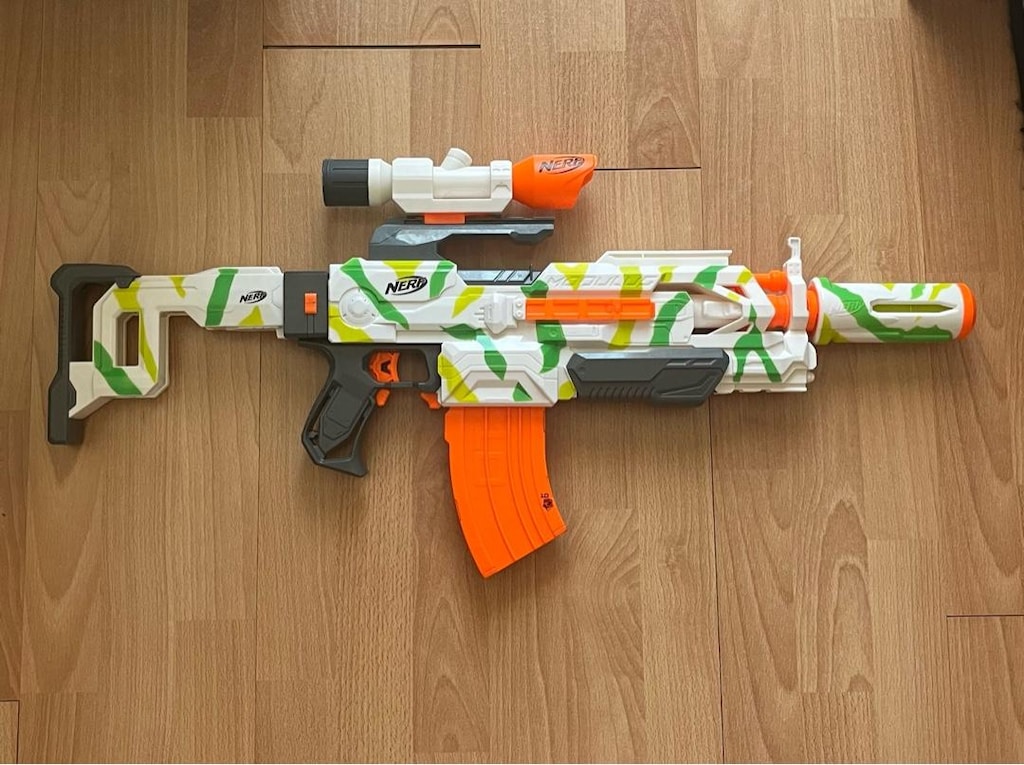Nerf Modulus (Full Set + Aksesuarlı) - Çalışır Durumda