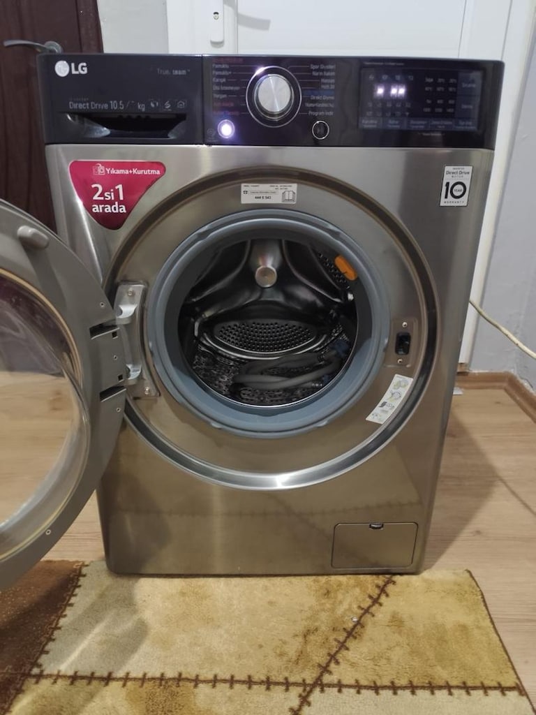 LG çamaşır makinesi 10.5 kilo yıkama 7 kilo kurutma wifi özellikli - 2
