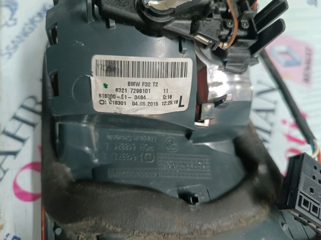 BMW F36 sol bagaj stop orjlan çıkma - 2