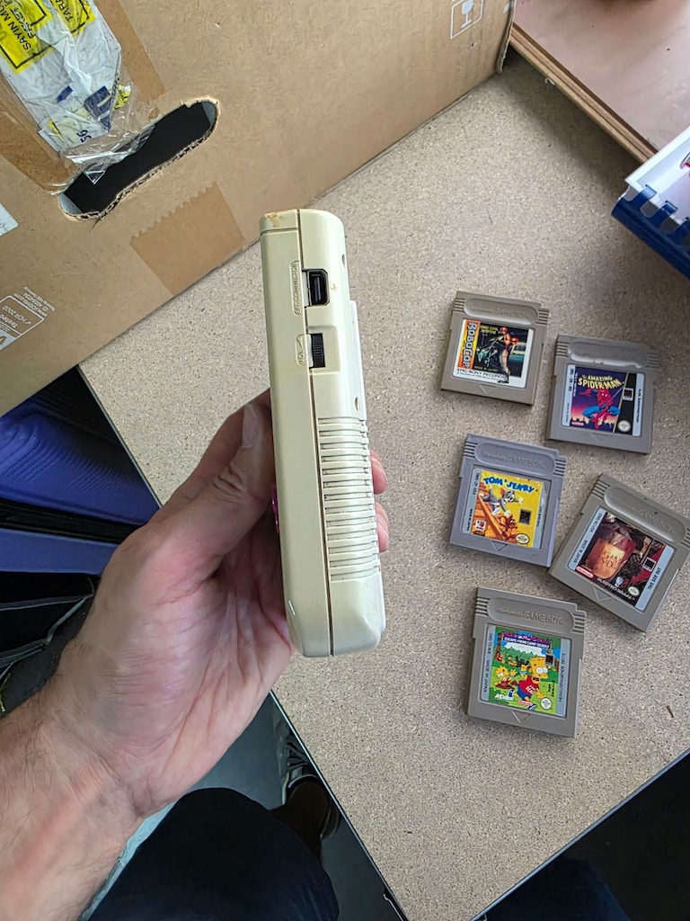 Nintendo Game Boy + 5 Adet Orijinal Kaset - 3
