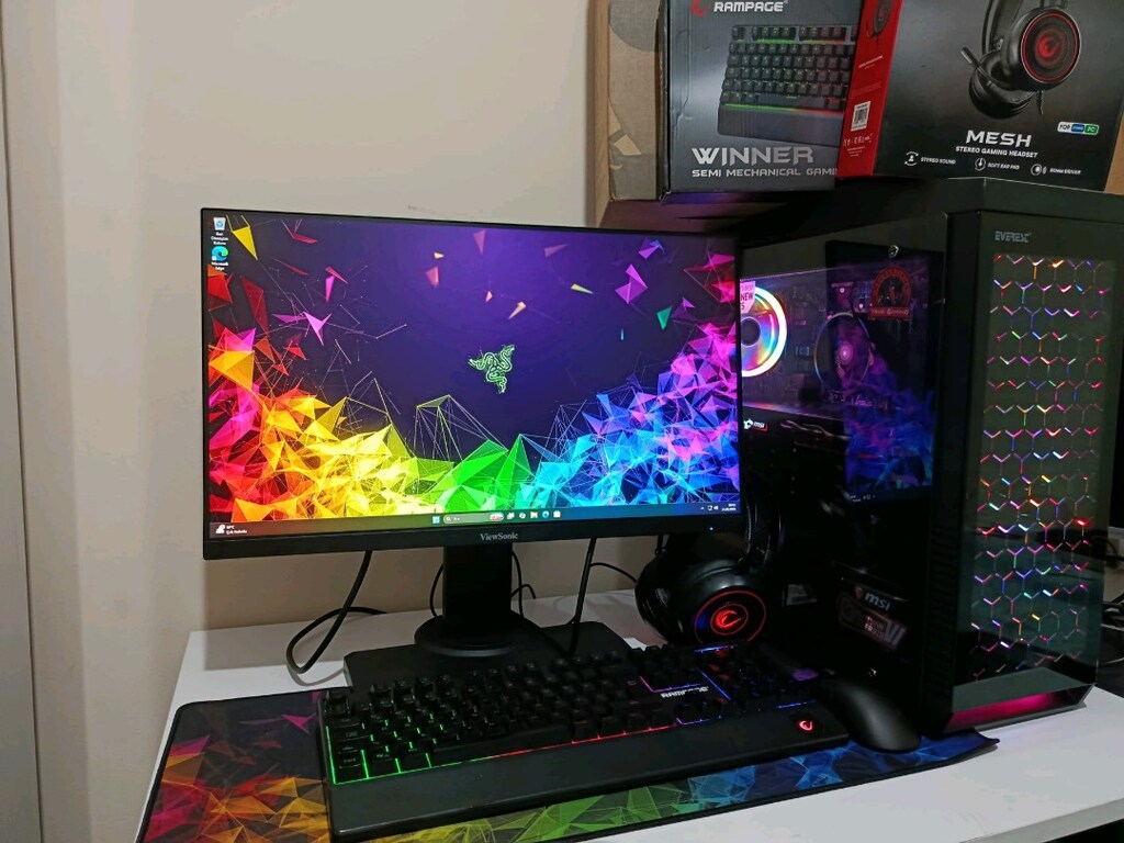 RYZEN 5 5500/GTX 1060/16GB RAM/144 HZ HER ŞEY DAHİL GAMİNG SET - 2