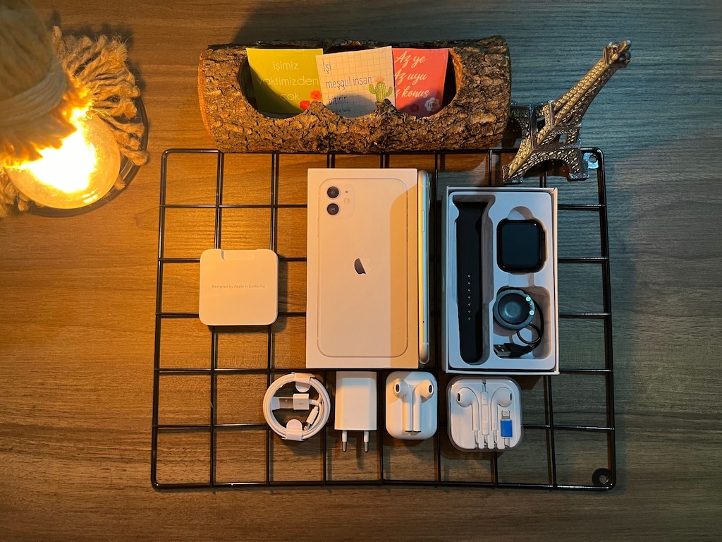 FULL AKSESUARLI İPHONE 11 WHİTE - 5