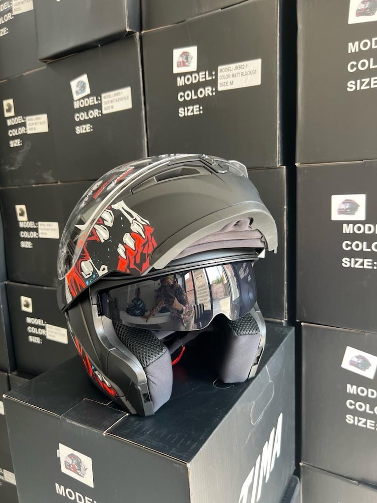 kask çene açılır sıfır - 7