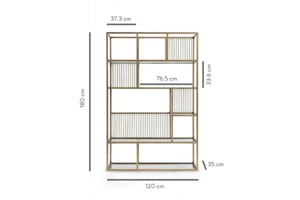 Vivense Pirinç Kitaplık 120cm - 5