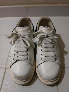 Alexander McQueen Erkek Sneaker Ayakkabı 42-43 numara beyaz (deri)