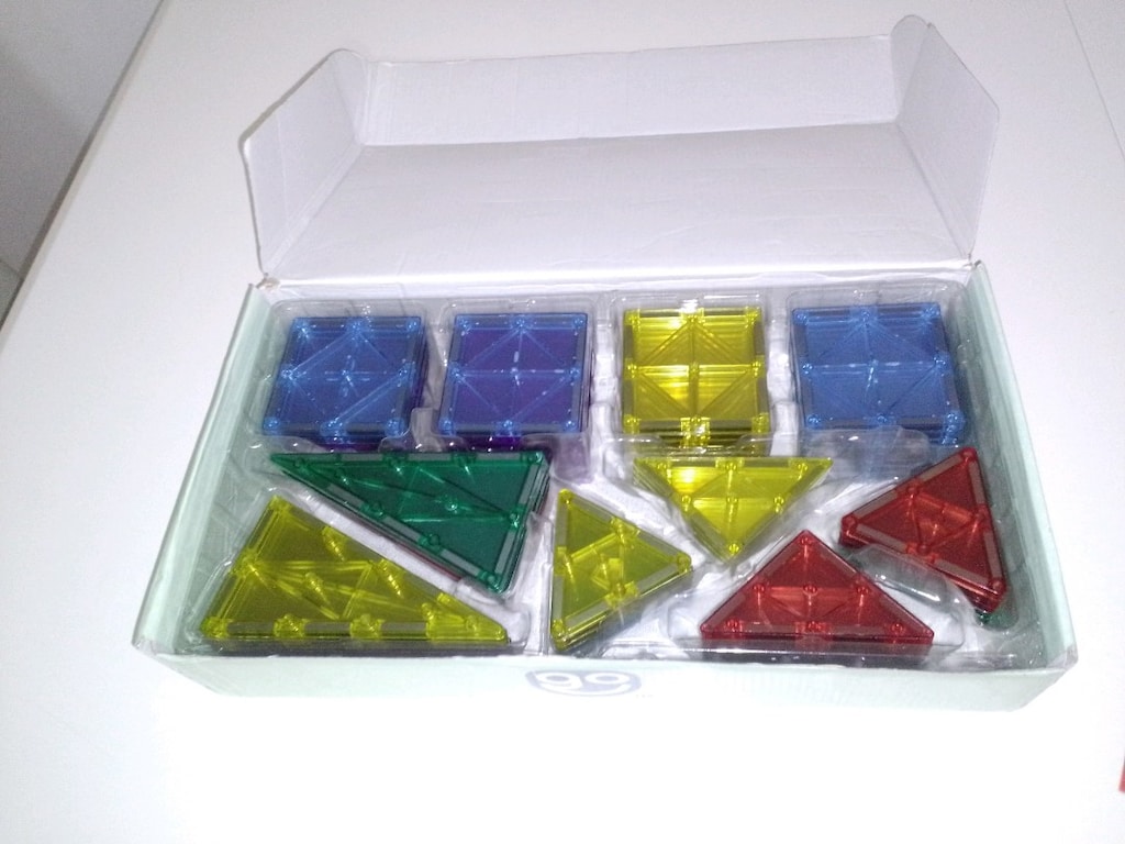 Orijinal Magna -tiles manyetik oyun blokları ve araba eklentisi - 5