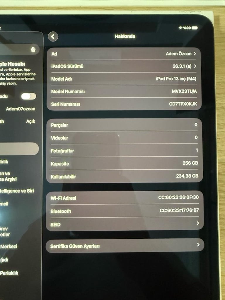 iPad Pro / M4 / 13 inç / 256 GB / Siyah - 2