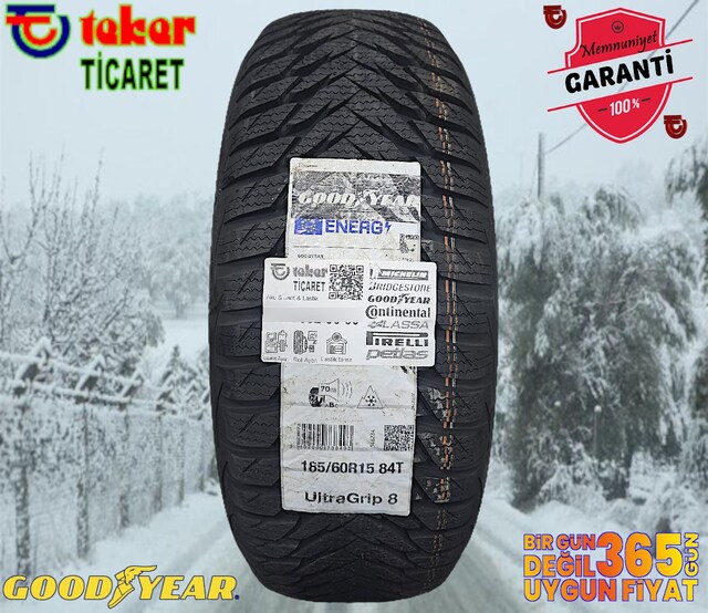 185 60 15 GOODYEAR UG8 #kış & kar lastiği# Teker Ticaret Ü.T2026