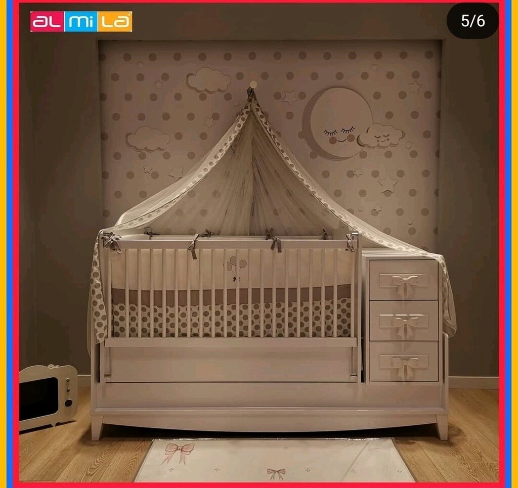 ALMİLA 80X180 BÜYÜYEBİLEN BEŞİK - 2