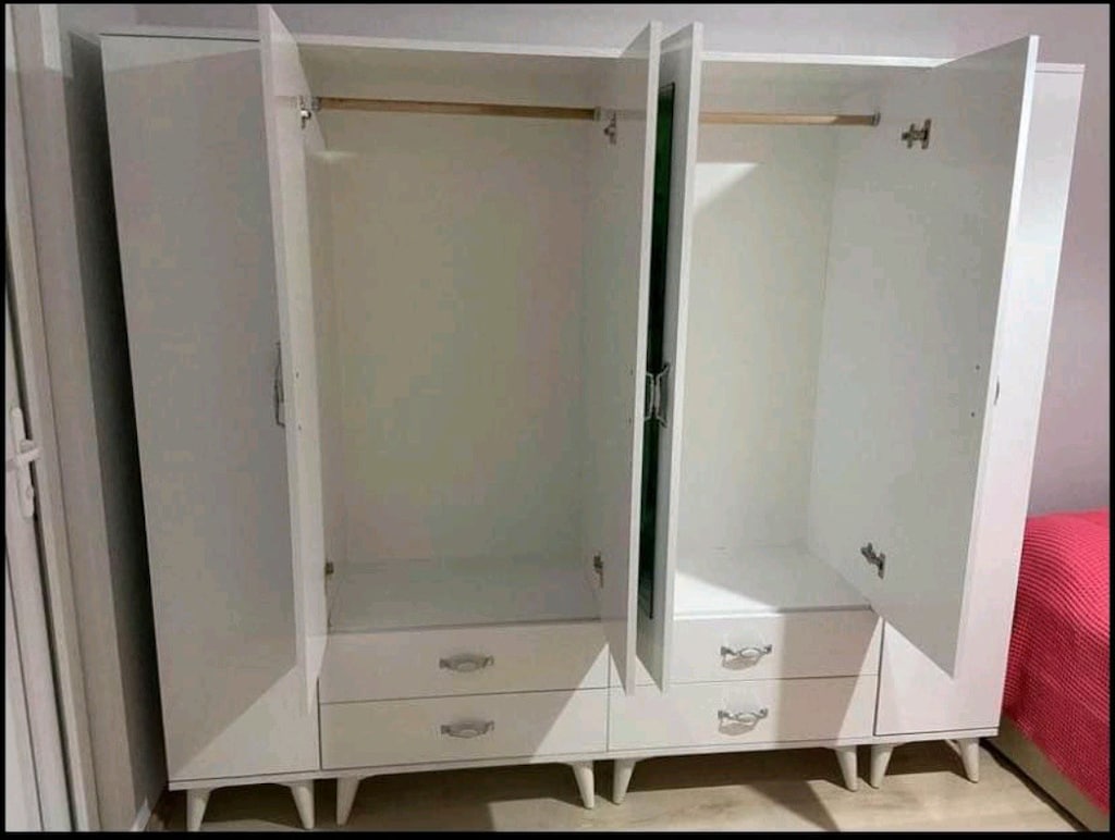 **DAHA UCUZU YOK** ÜCRETSİZ KURULUM KAPIDA ÖDEME GARDROP ELBİSE DOLABI - 3