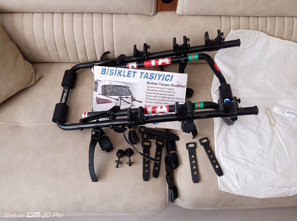 3lü sapasağlam bisiklet taşıyıcı sedan hecbek uyumlu tertemiz RUBLİC - 3