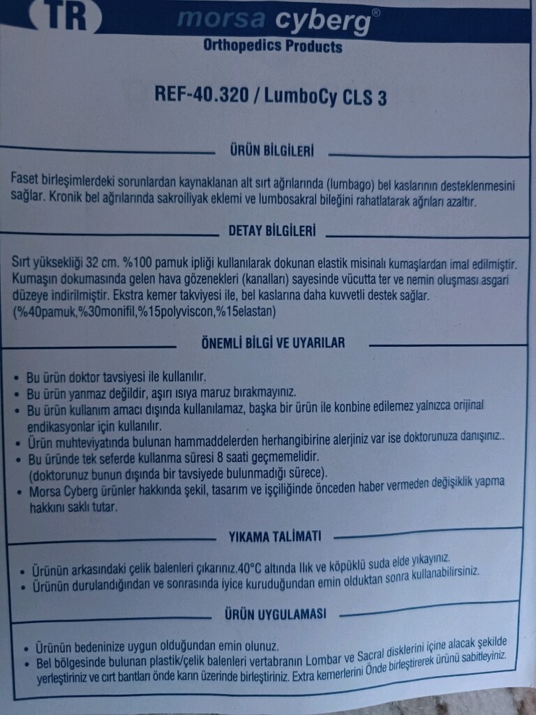 BEL DESTEĞİ KORSESİ - 4