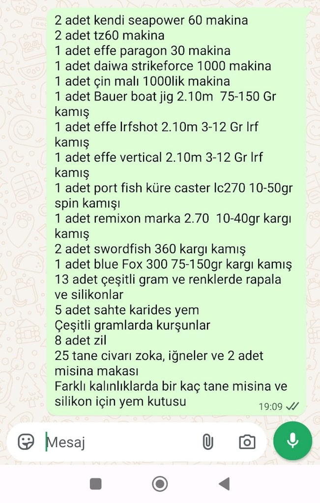 olta balık malzemeleri toplu satılıktır - 5