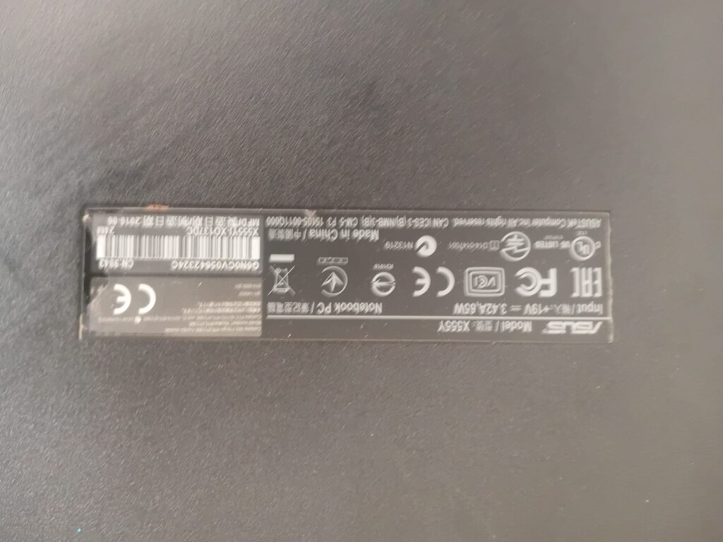 ASUS X555 ÜST KAPAK KLAVYE VE TOUCHPAD İLE BERABER - 3