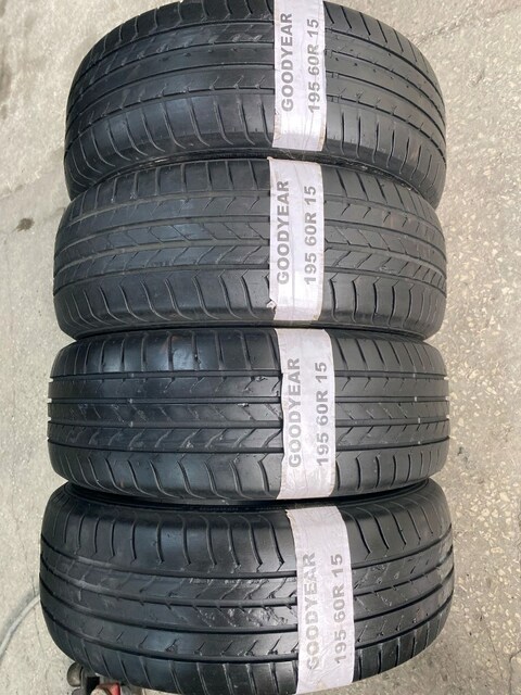 195 60R 15 GOODYEAR 4 ADET YAZLIK HATASIZ YENİ AYARINDA