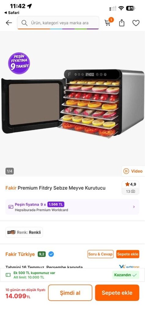 fakir meyve kurutma makinası - 3