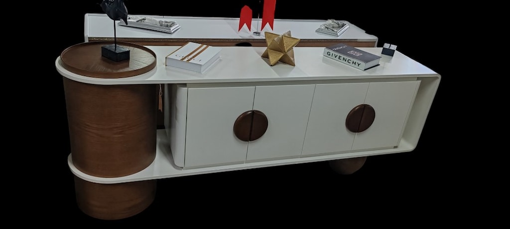 Modern Tasarım Beyaz Konsol - Şık ve Fonksiyonel (200 cm) - 3