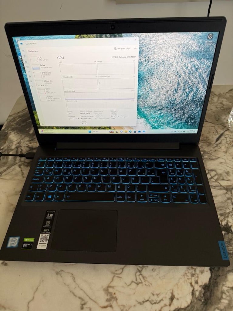 Lenovo L340 Gaming 17-9750H GTX1650 16GB RAM SSD FHD - 10
