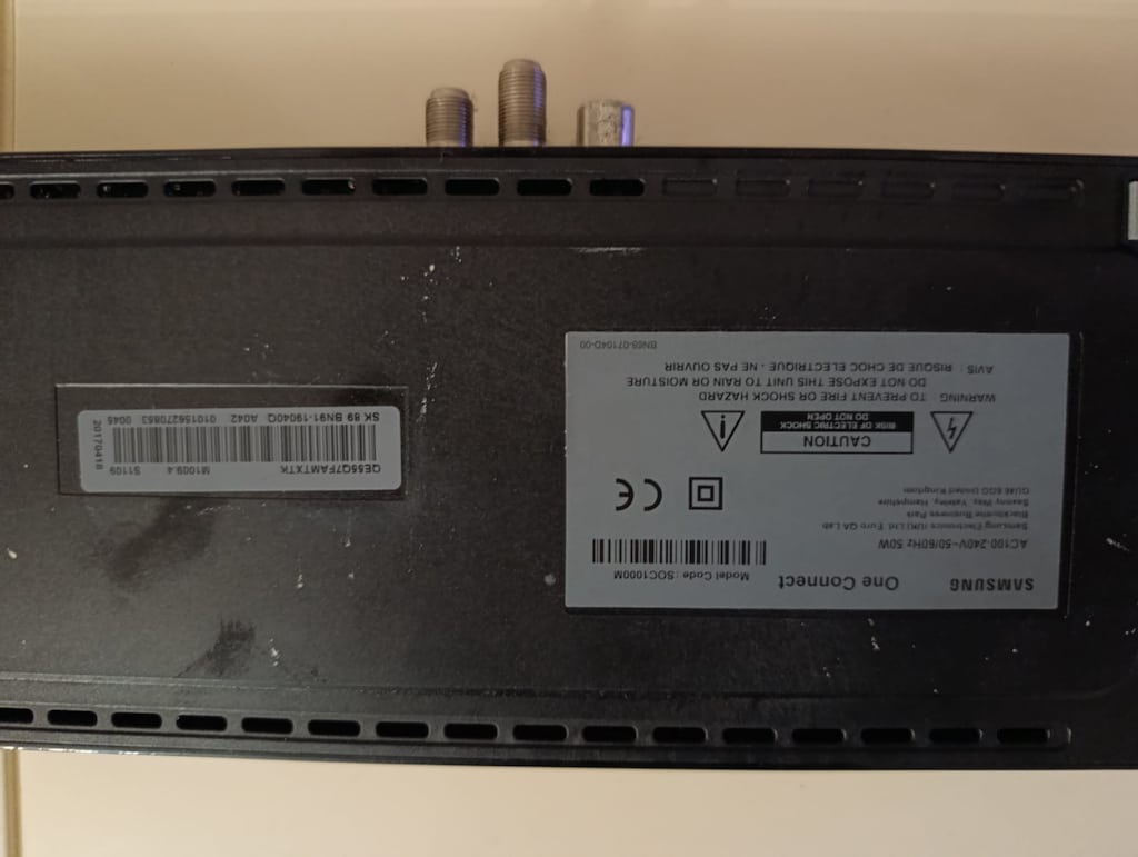 Samsung 55 inç QLED Yedek Parça (Orjinal Metal Kumanda+One Connect Box - 6