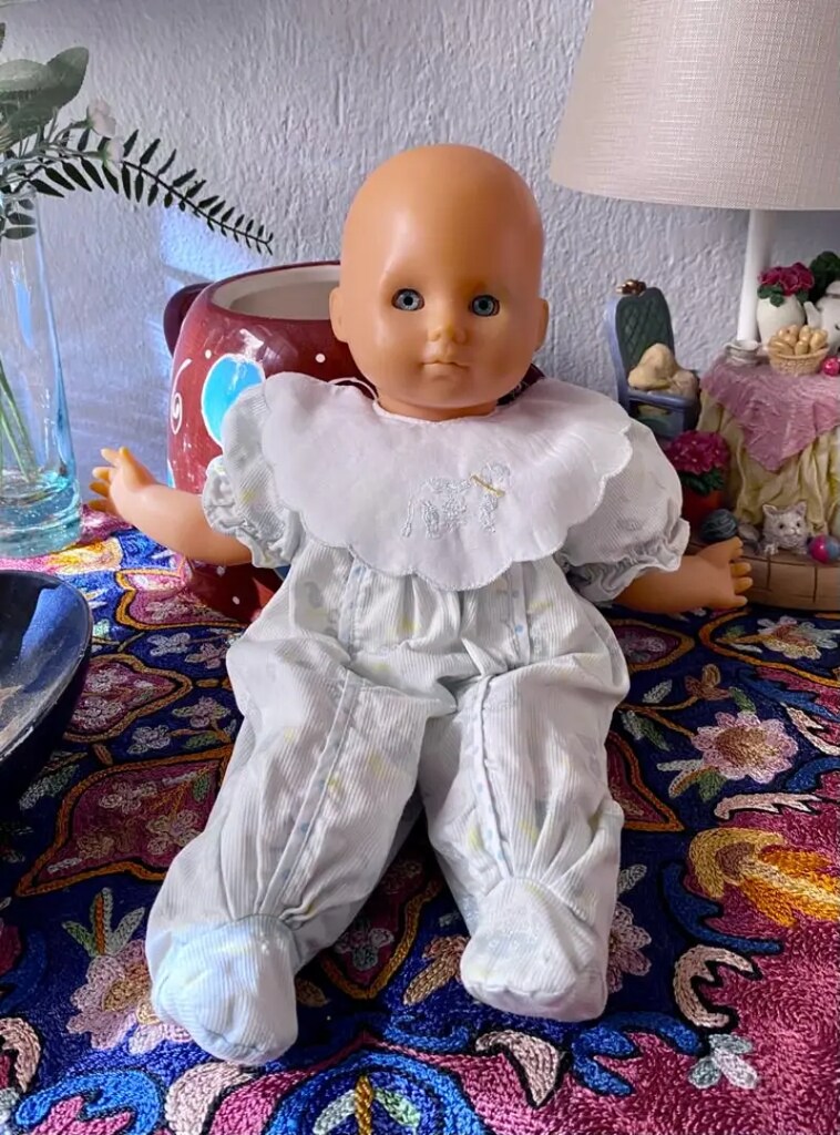 Alman Zapf Antika Oyuncak Bebek - 4