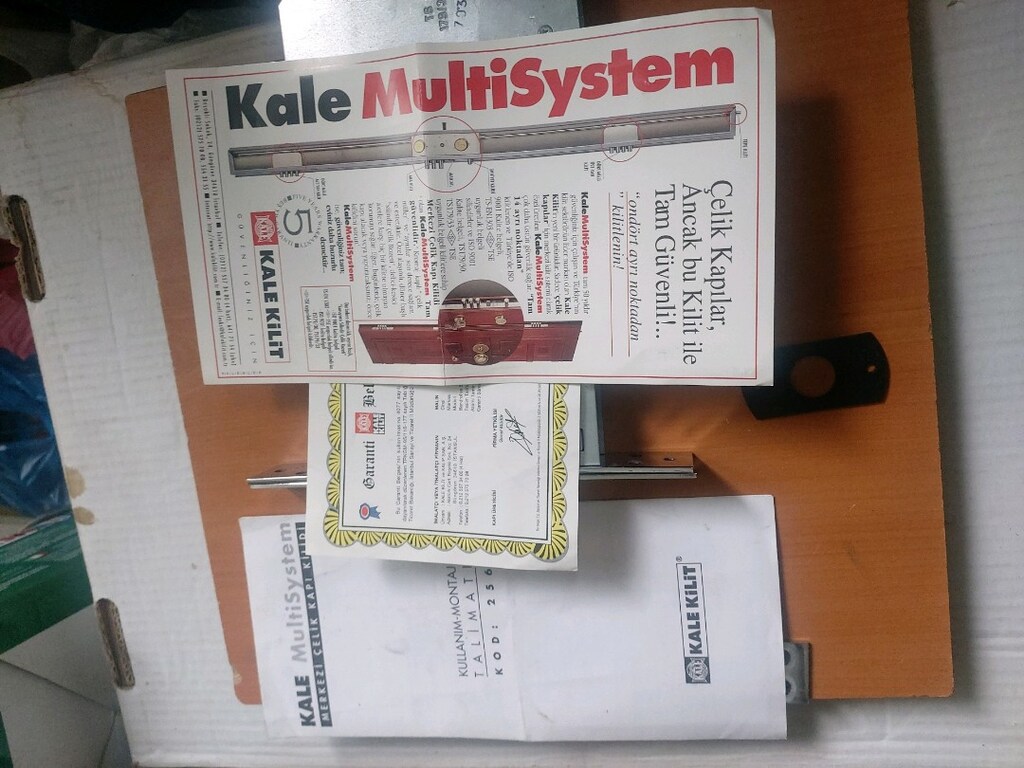 Kele kilitÇelik kapı kilit sistemi - 7