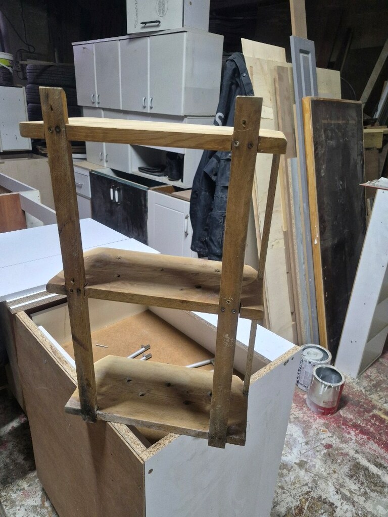 banyo rafı cok amaclı ahşap raf - 2