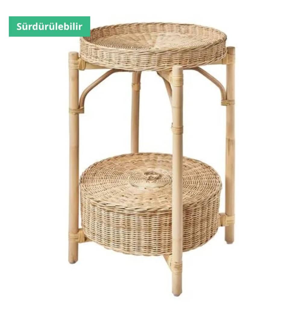 TOLKNING İkea Rattan Komodin - 2