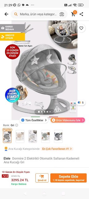 elektrikli ana kucagı