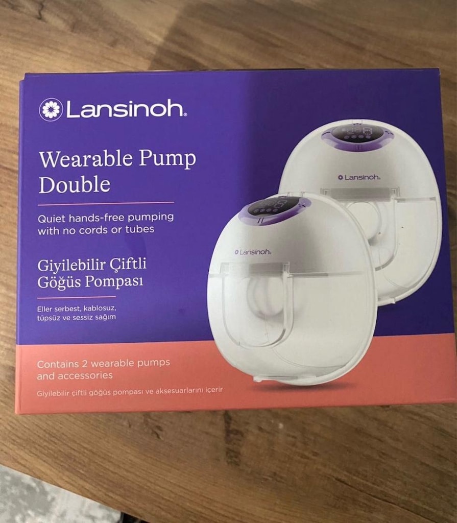 Lansinoh giyilebilir çiftli göğüs pompası - 3