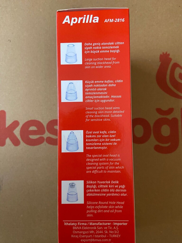Aprilla Vakumlu Akne Siyah Nokta Cilt Bakım Cihazı SIFIR - 3