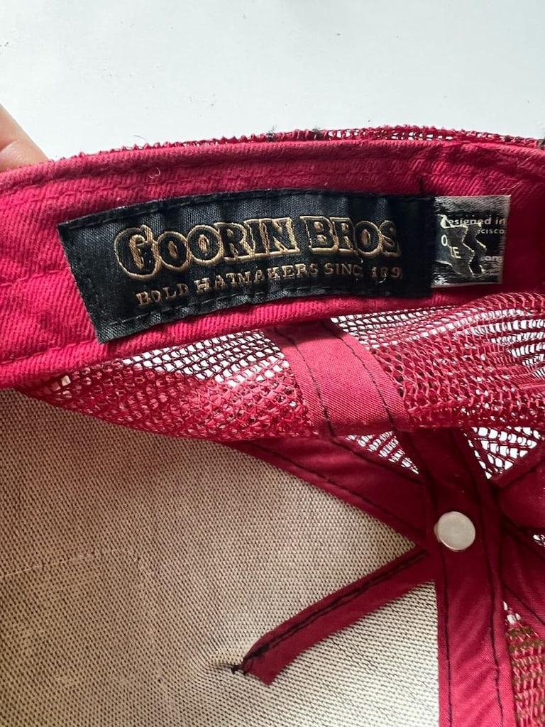 Goorin Bros Bordo şapka - 4