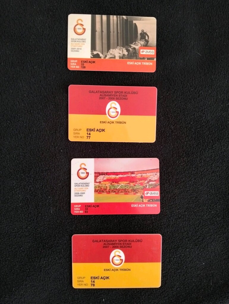 Galatasaray koleksiyonluk eski açık kombineleri - 2