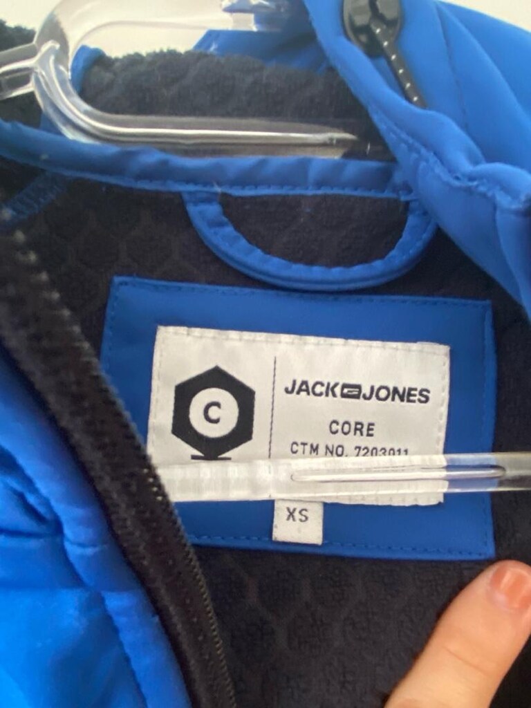 Jack Jones Markalı Canlı Mavi Kapüşonlu Spor Ceket - 3