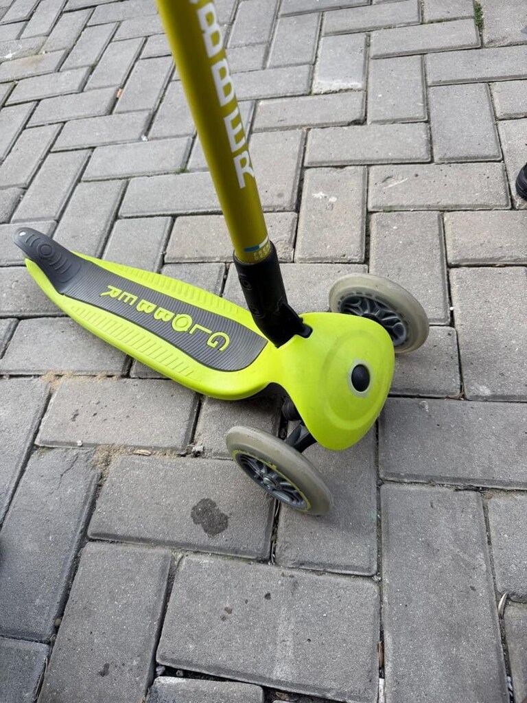 3in1 Globber Go Up Deluxe 3 Tekerlekli Katlanabilir yeşil Scooter - 6