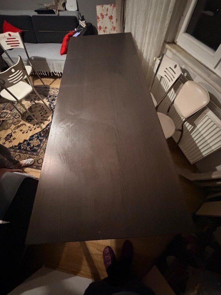 IKEA EKEDALEN Açılır Yemek Masası – Meşe – 180/240x90 cm - 4
