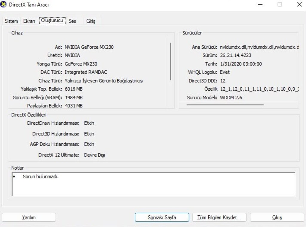 CASPER NİRVANA S500 İ5 1021u İşl. - MX230 Nvidia 2 gb - 8 gb DDR4 Ram - 6