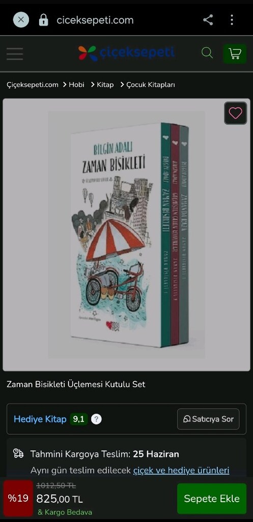 Zaman Bisikleti 3 lü kutulu set - 6