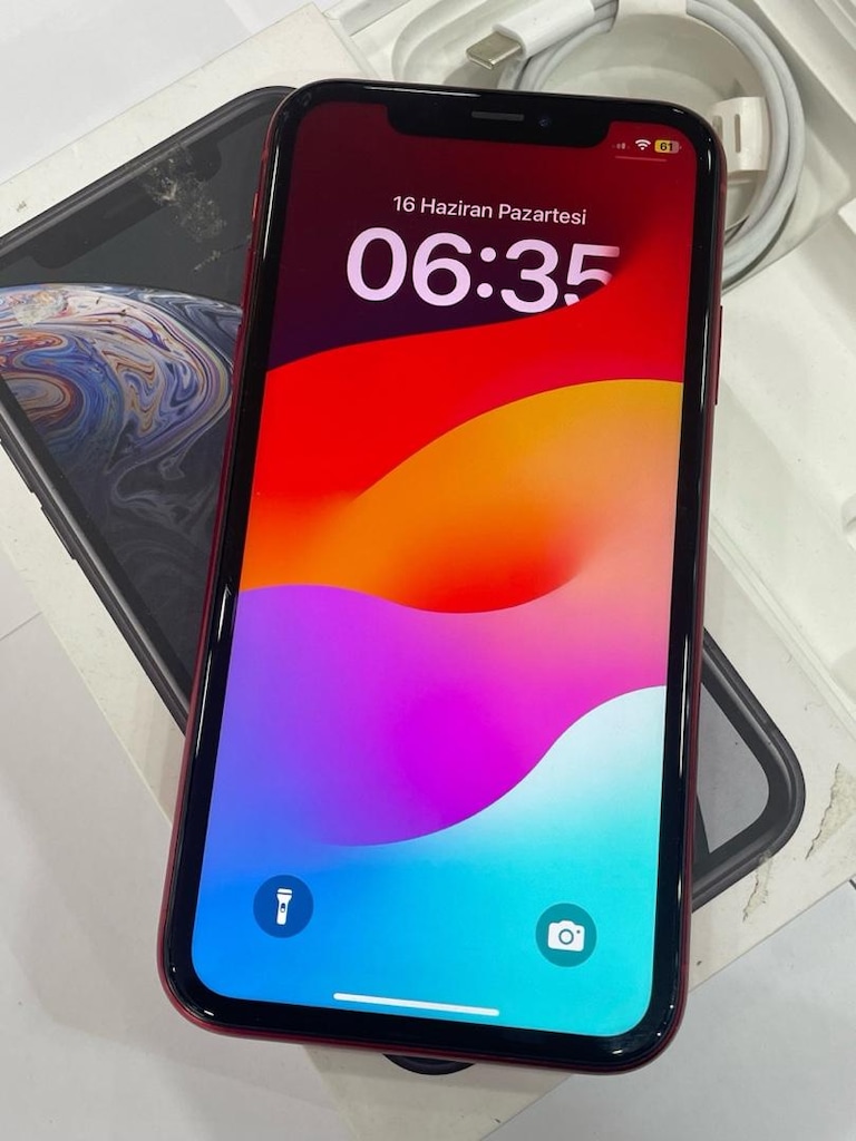 IPHONE XR 256 GB PİL 100 TR Hatasız kusursuz orijinal - 2