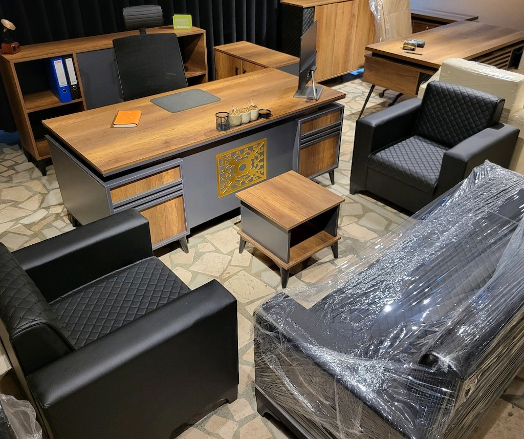 Yeni Model Ofis Makam Masası Takımı - 17
