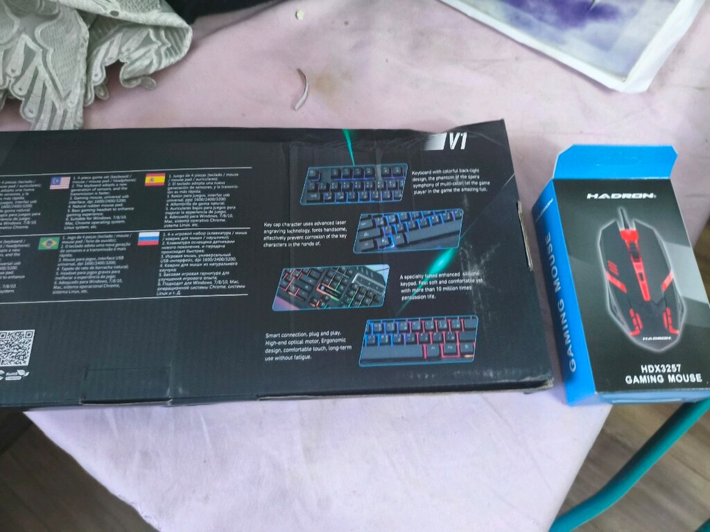 Klavye mause set RGB sıfır ürün Türkçe gaming Q klavye - 7