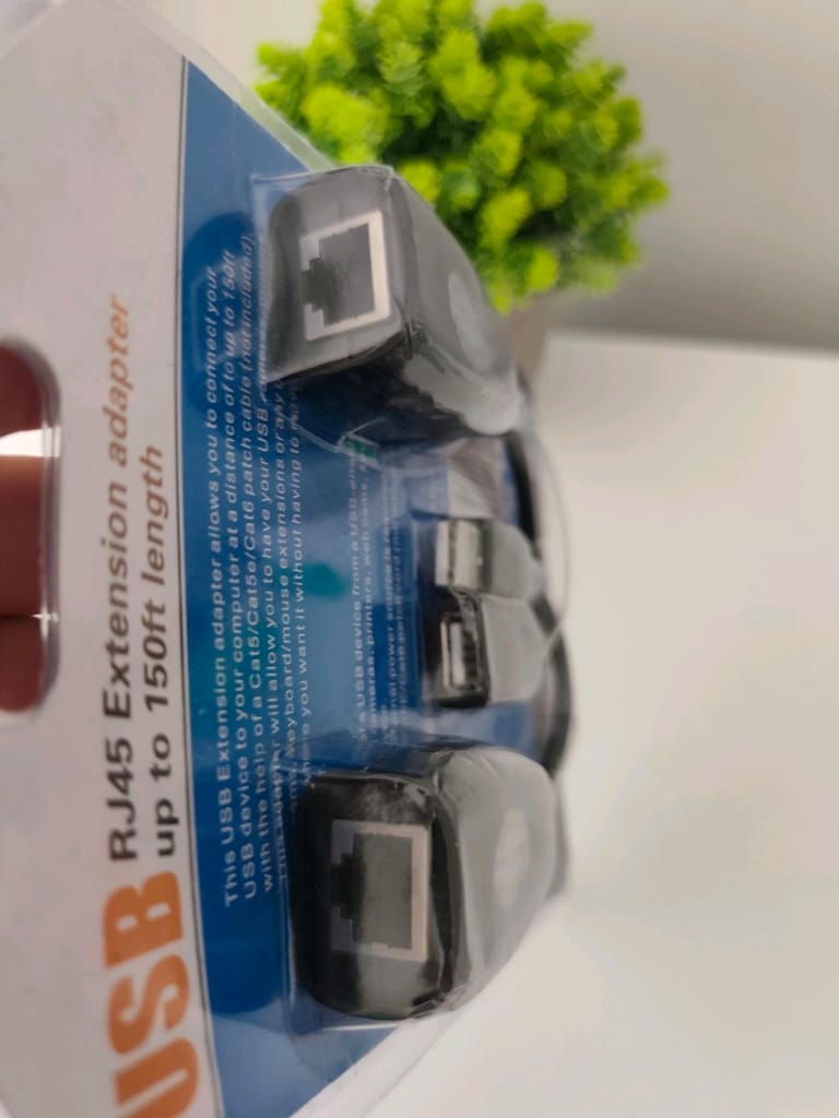 Aogo USB RJ45 Extender Rj 45 USB Ek Uzatıcı CAT5E 6 Kablosu Ekleme Ext - 10