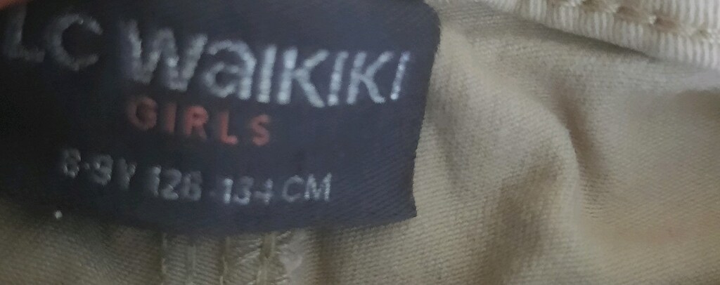 LCW Bej Beli Ayarlanabilir Kanvas Pantolon (7-8Y / 8-9Y) - 2