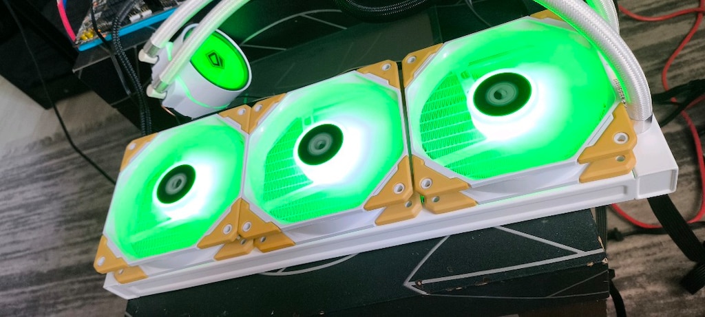 ID cooling frostflow 360xt beyaz sıvı soğutma - 4