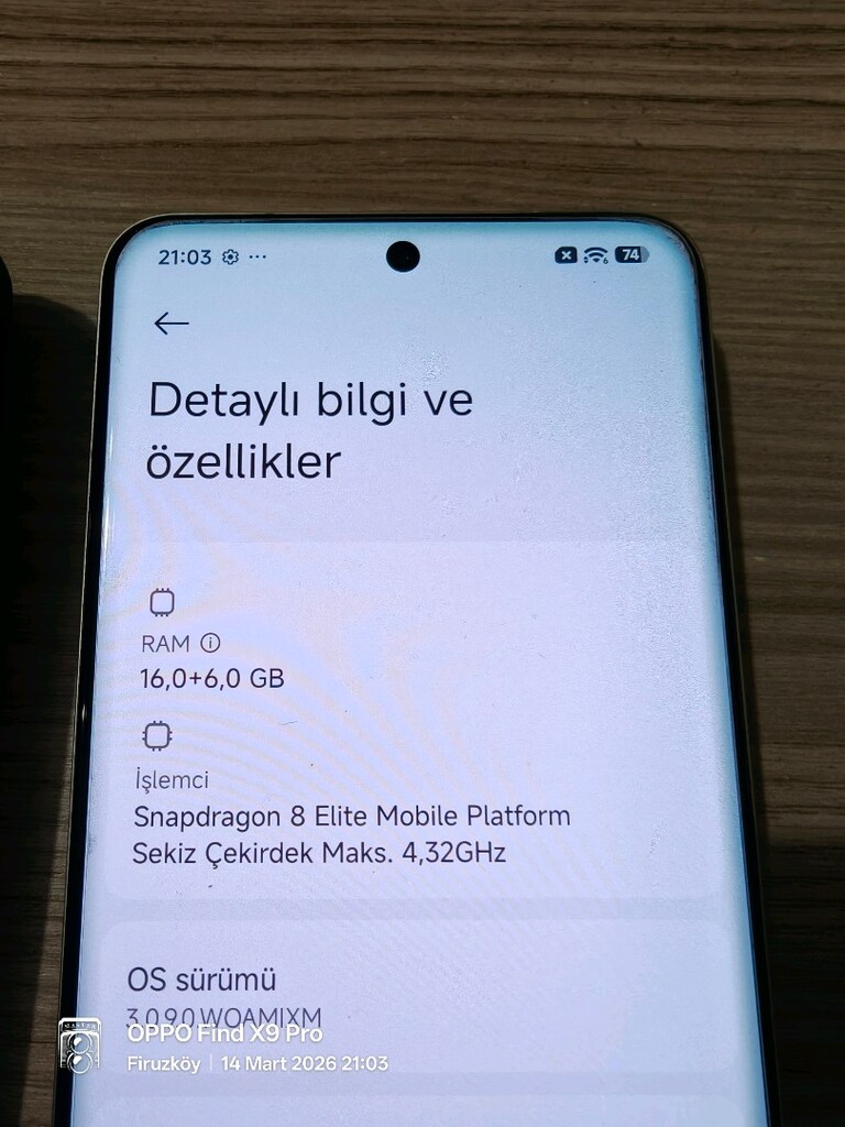 XiaoMi Mi 15 Ultra Global Server Kayıtlı 120Hz 16/512 GB 5G 120X Hatas - 6