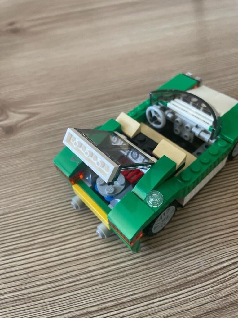 Lego araba orjinal yeşil üstü açık - 7