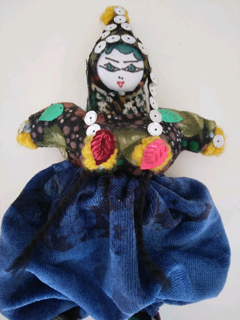 El yapımı yöresel bebek - dekoratif obje - 4