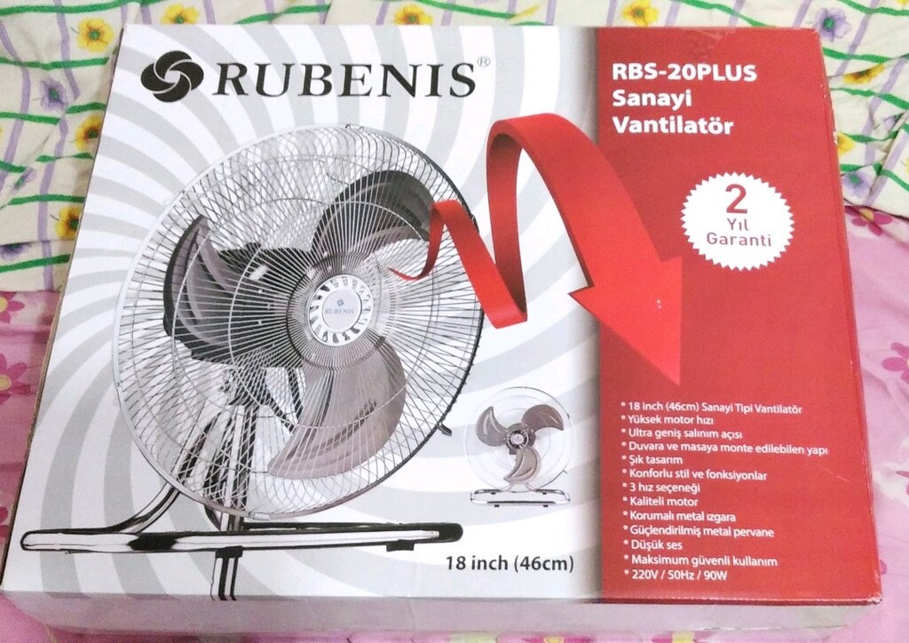 Rubenis RBS 20PLUS SANAYİ VANTİLATÖR - 5