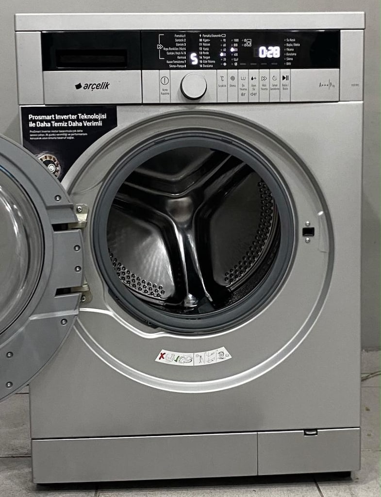 ARÇELİK 9 KG A+++ GRİ ÇAMAŞIR MAKİNESİ HEMEN TESLİM - 4