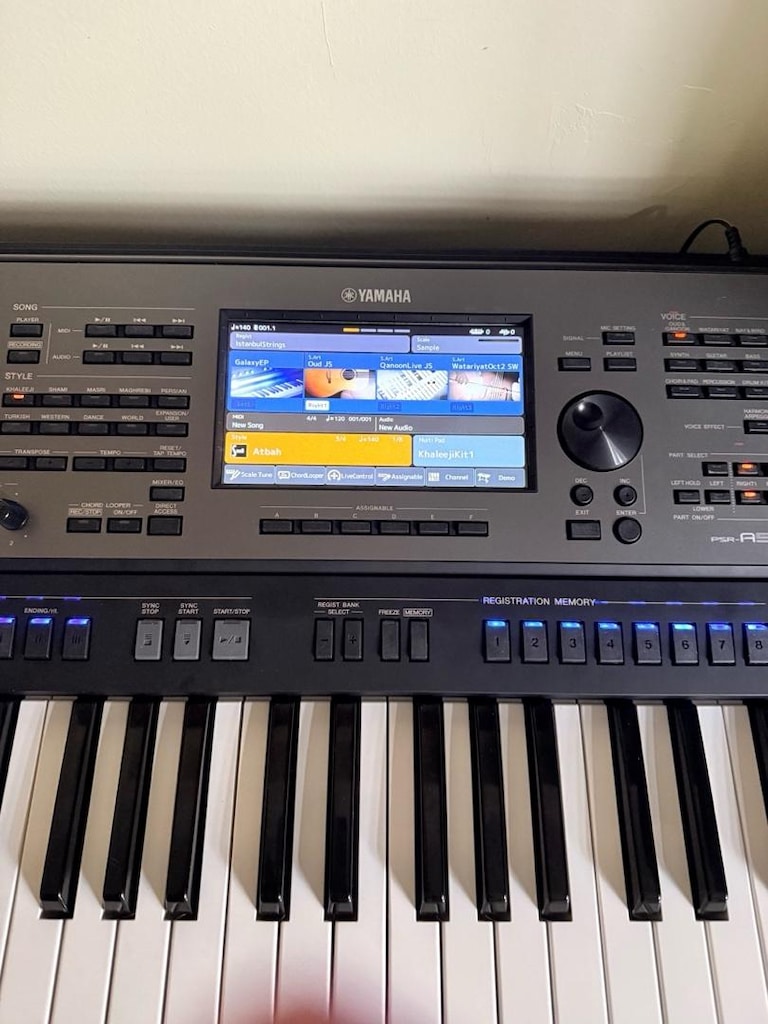 yamaha psr A5000 ritimli klavye